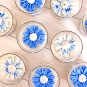 daisy flower candles